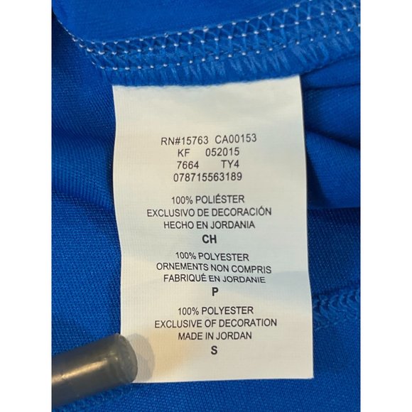 Champion Womens Performance V Neck T-Shirt Short Sleeve Pullover Blue Size Small - Picture 8 of 9